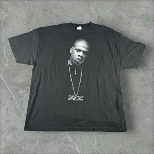 Vintage Jay Z Shirt Mens XXL Black‎ 90s Y2K Rap Tee Roc A Fella Records Hip Hop